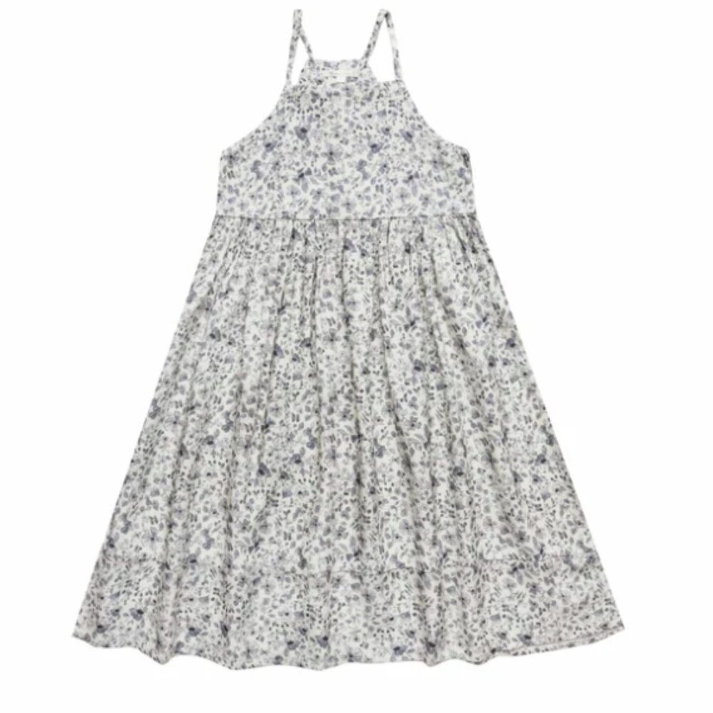 Rylee + Cru Blue Floral Ava Dress